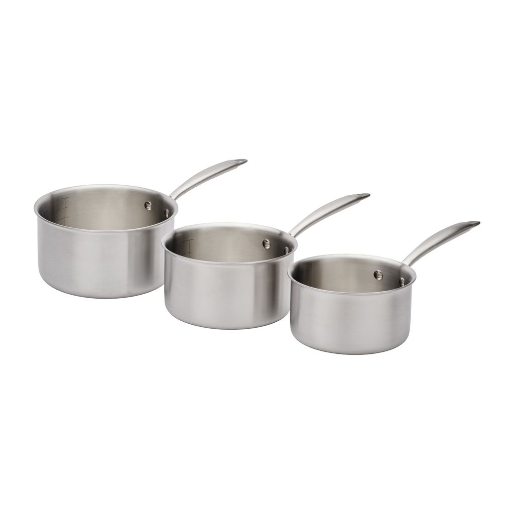 Lot 3 casseroles inox 16, 18 et 20cm - Visuel 2