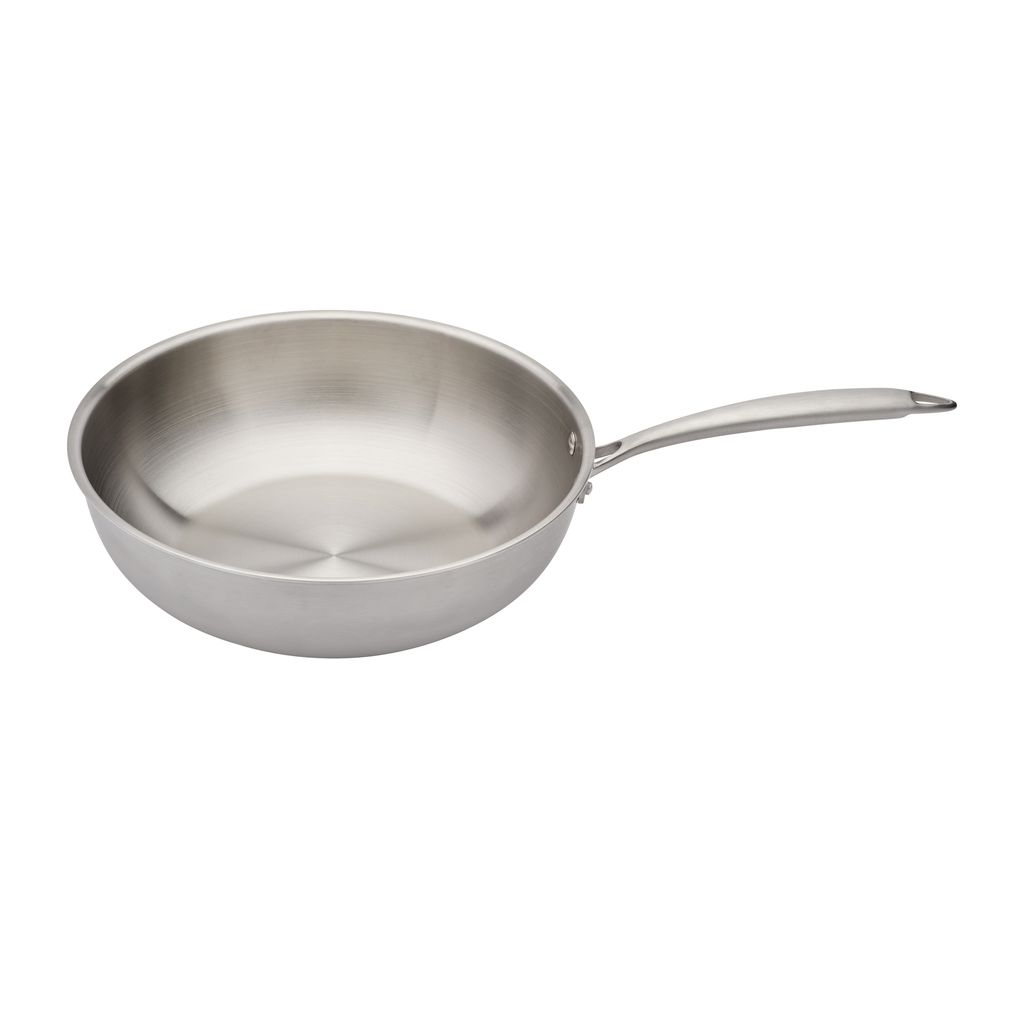 Wok Inox Triply 28 cm - Visuel 1