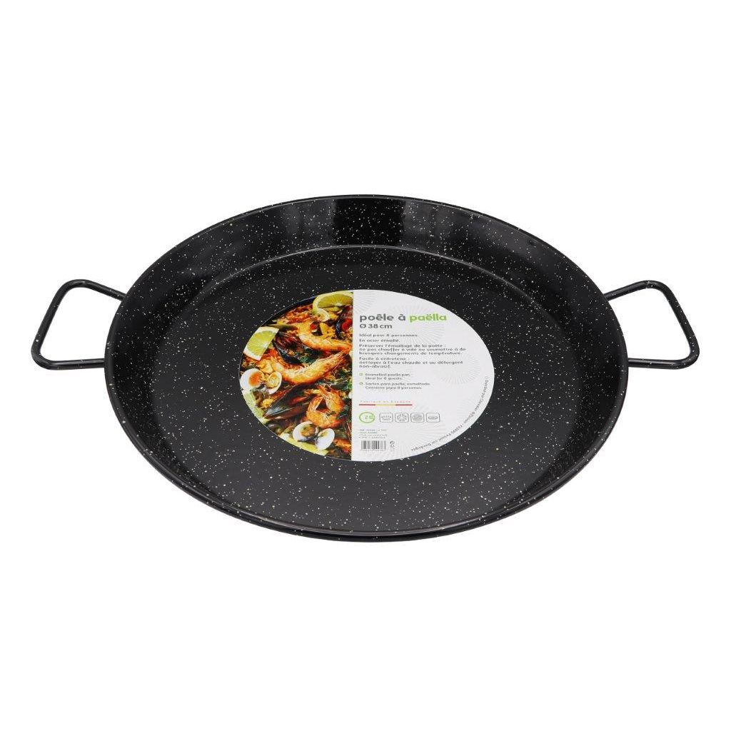 Plat à Paëlla 32 cm en acier - Visuel 0