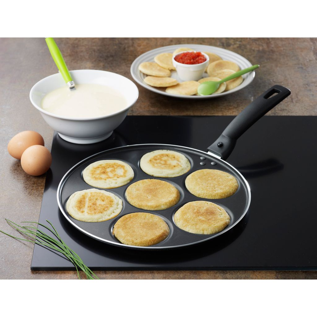 Poêle à blinis 7 alvéoles 26 cm - Visuel 1