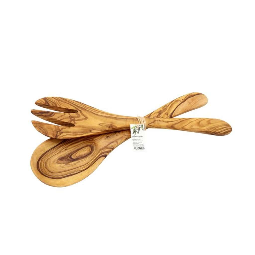 Couverts à spaghetti Olivier 30 cm - Visuel 0