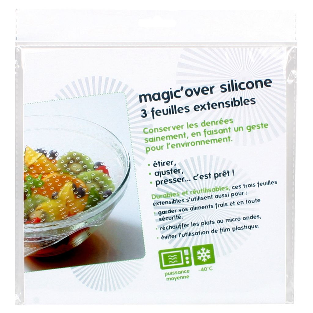 Magic'over silicone - 3 feuilles extensibles