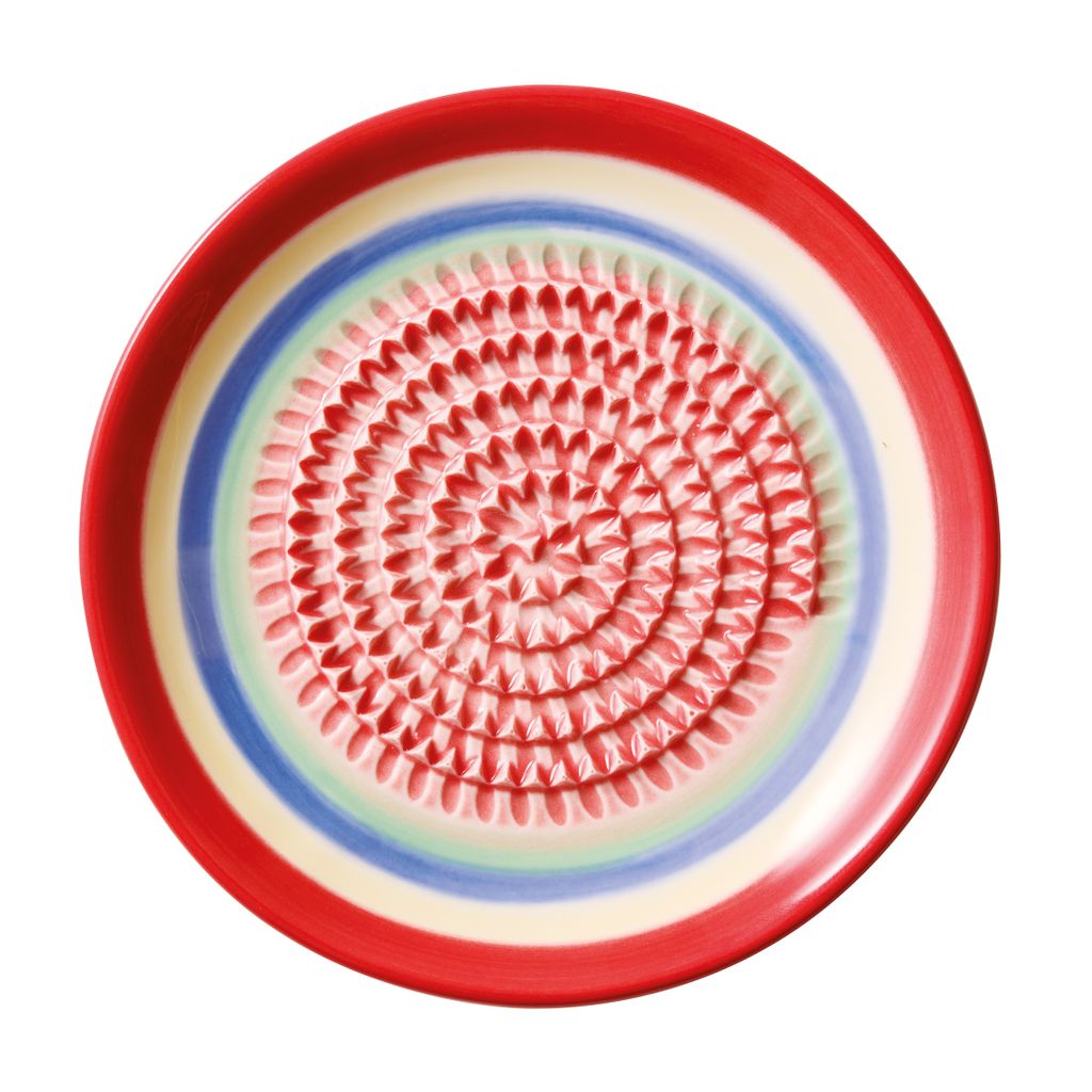 Assiette à râper rouge - Visuel 0