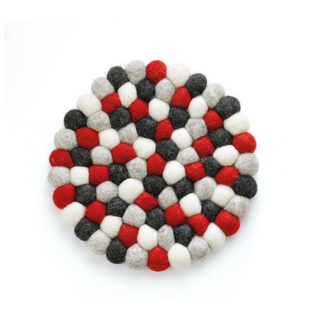 Sous-Verre Lana Rosso rond - Visuel 1