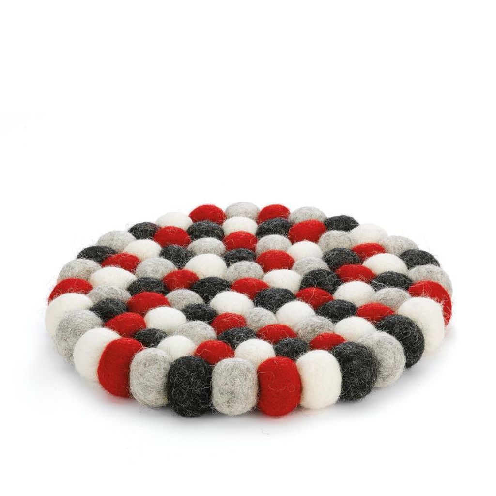 Sous-Verre Lana Rosso rond - Visuel 0