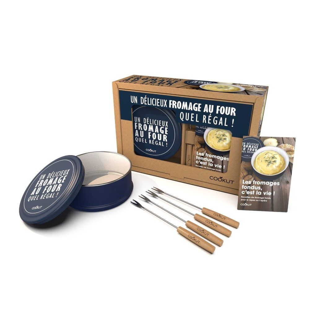 Coffret cadeau fromage fondu bleu - Visuel 0