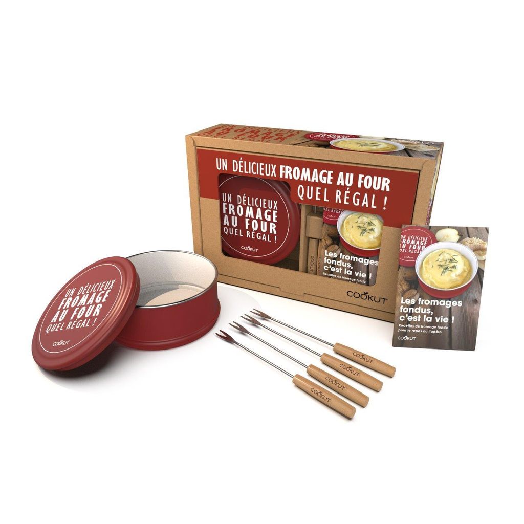 Coffret cadeau fromage fondu terracota - Visuel 0