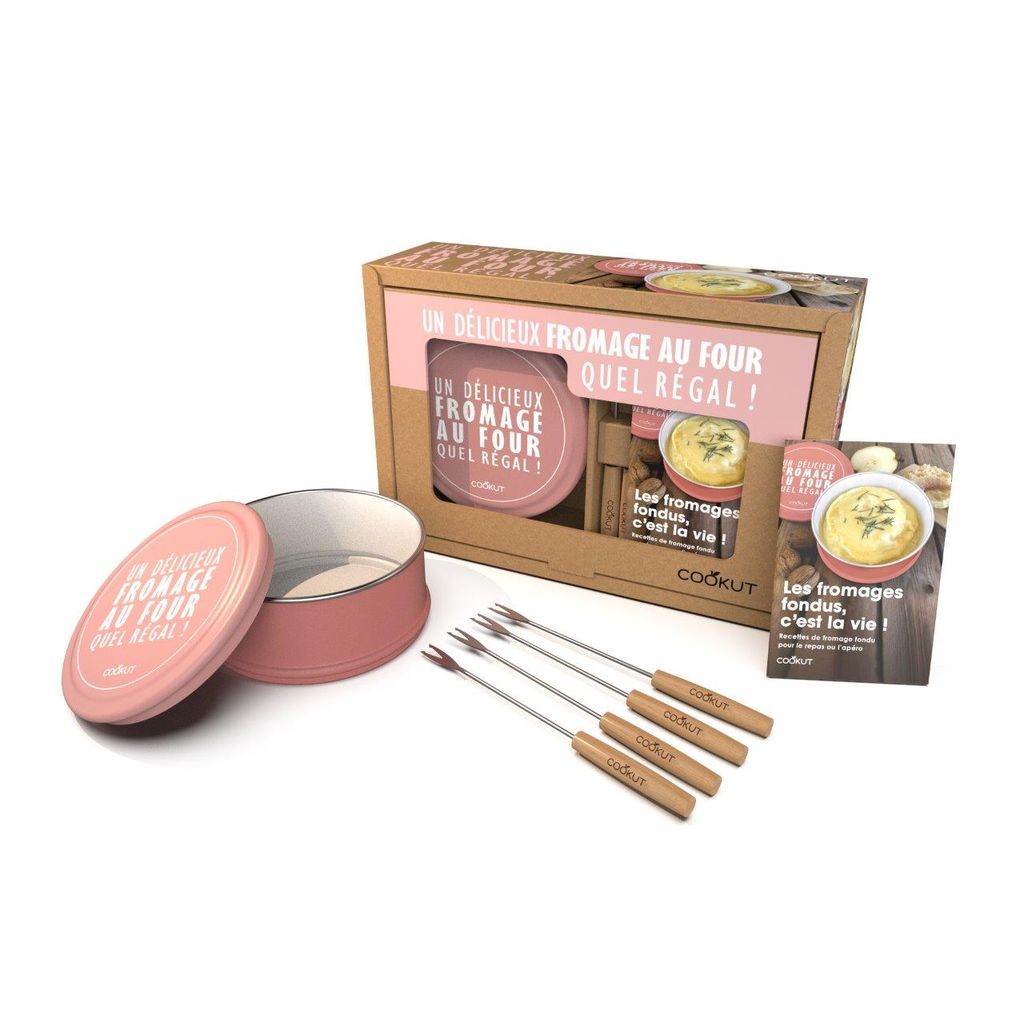 Coffret fromage fondu rose - Visuel 0