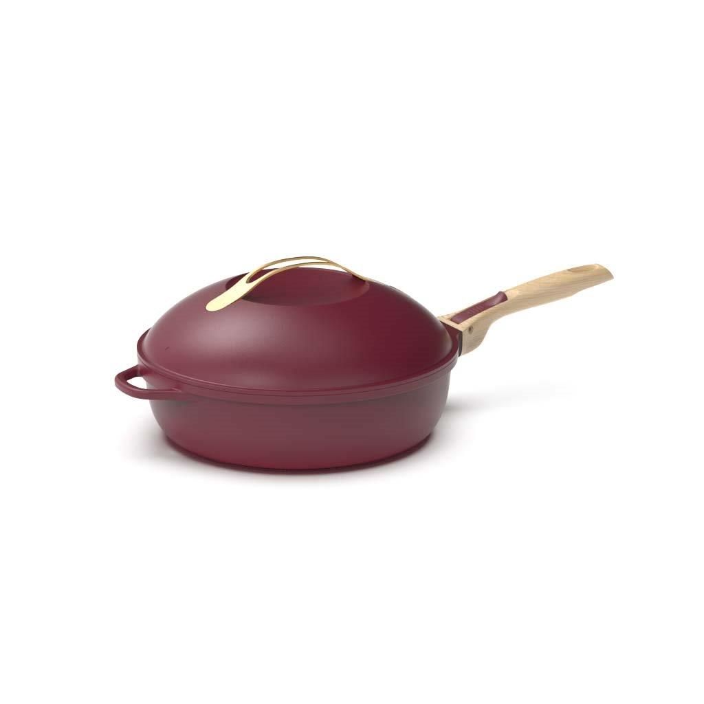 La fabuleuse poêle 8 en 1 rubis 28cm - Visuel 1