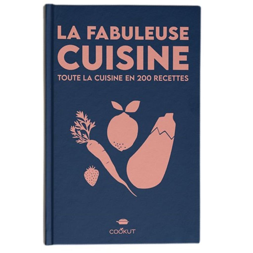 LIVRE "200 RECETTES DE LA FABULEUSE POÊLE" BLEU - Visuel 0