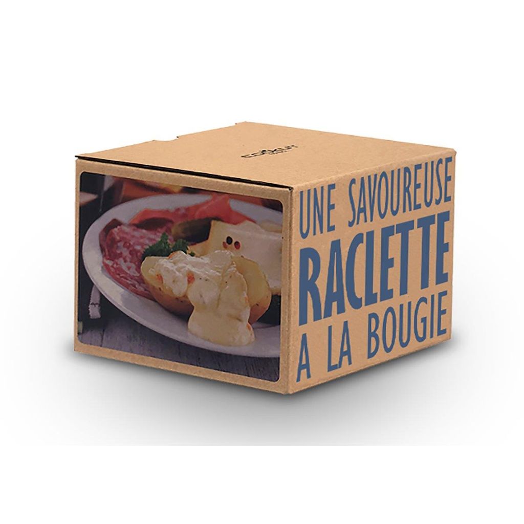 Raclette à la Bougie LUMI 2 Sets Individuels bleu