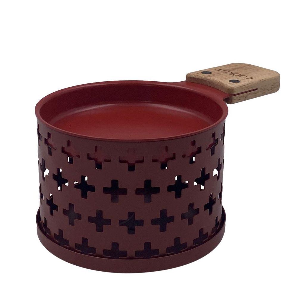 Coffret raclette à la bougie LUMI 2 personnes croix rouge - Visuel 3