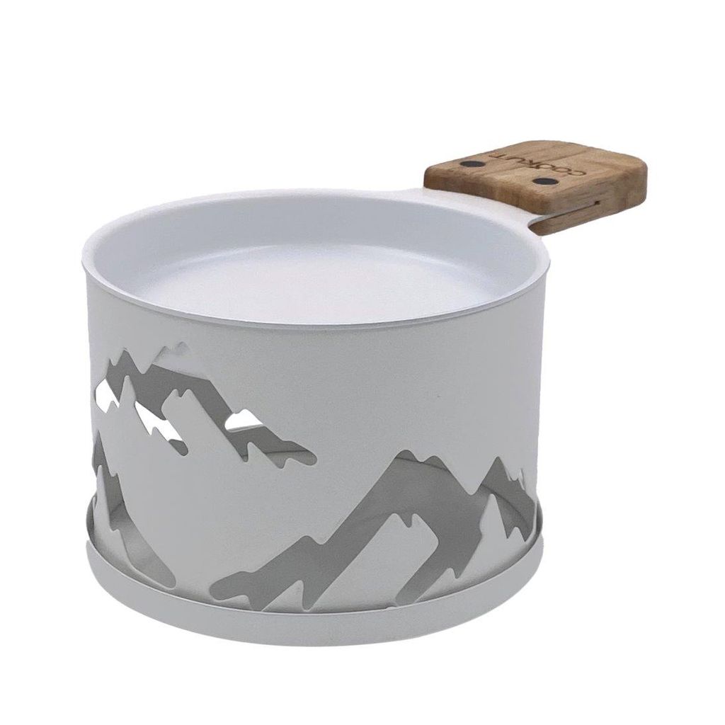 Coffret raclette à la bougie LUMI 2 personnes montagne blanche - Visuel 3
