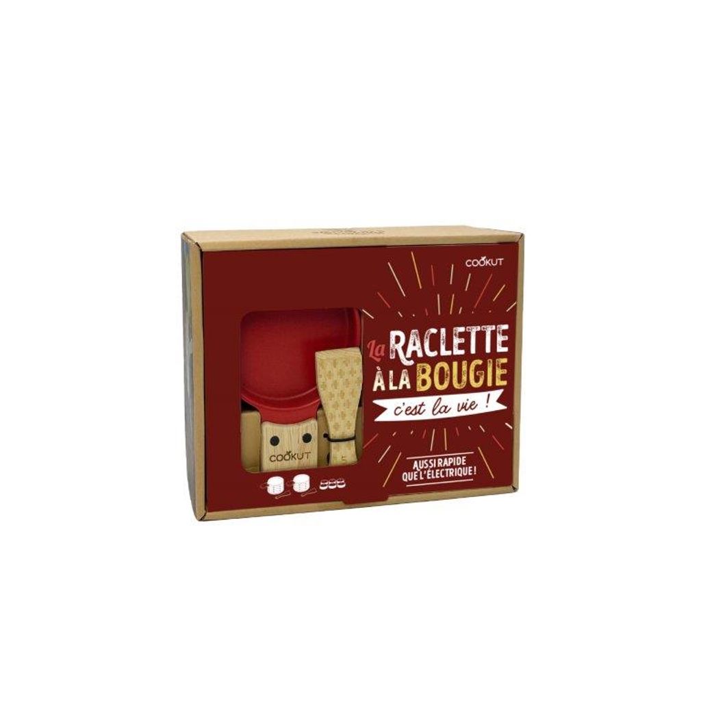 Coffret raclette à la bougie LUMI 2 personnes C'est la vie rouge - Visuel 0