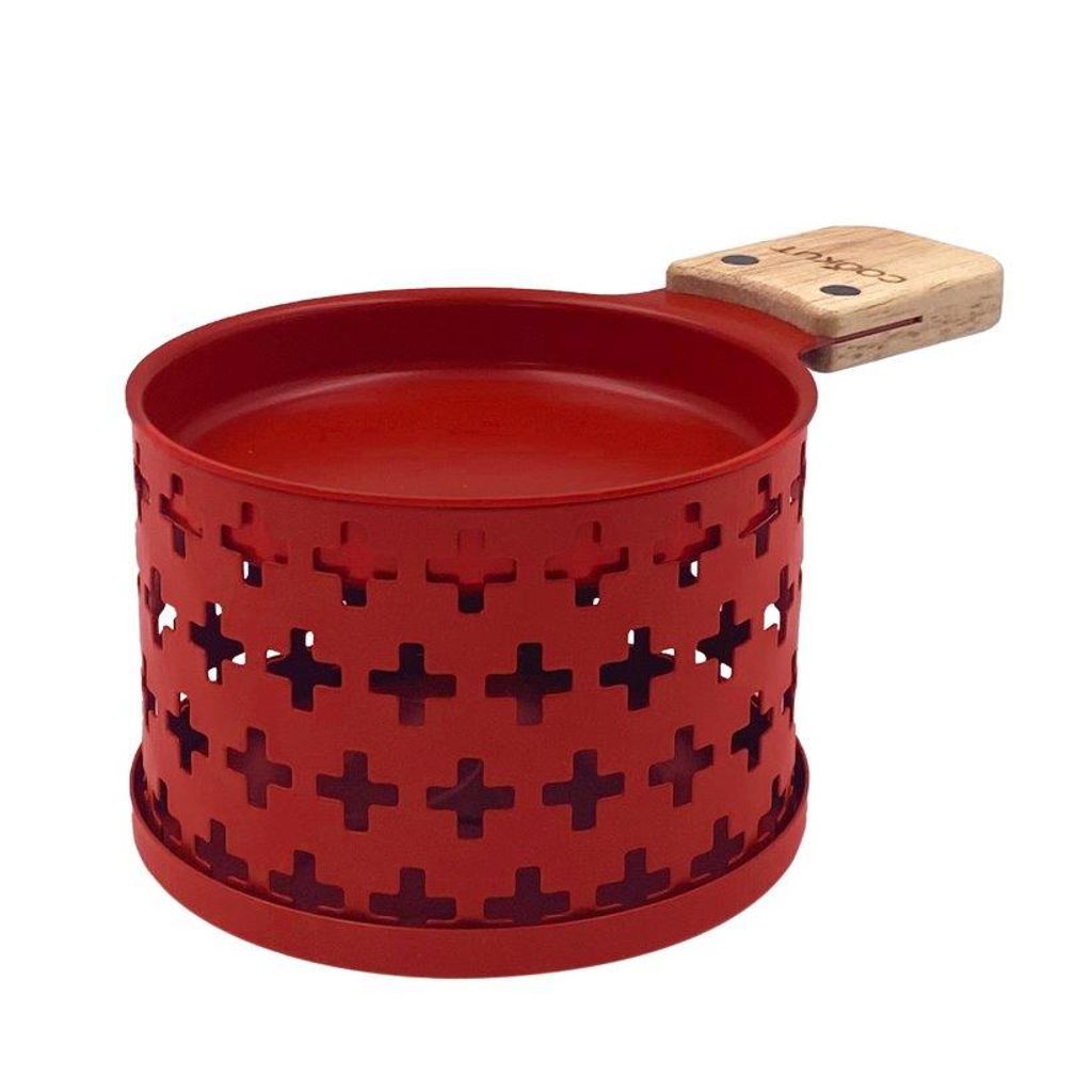 Coffret raclette à la bougie LUMI 2 personnes C'est la vie rouge - Visuel 2
