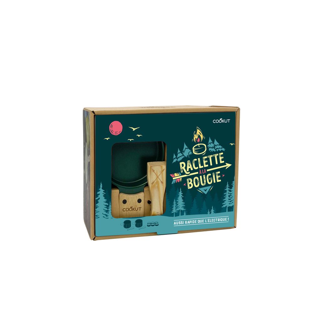 Coffret raclette à la bougie LUMI 2 personnes Summer camp - Visuel 0