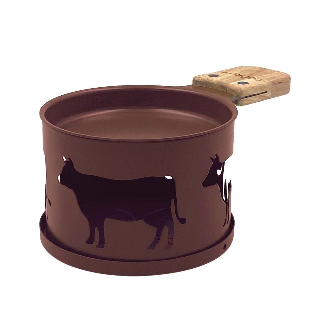Coffret raclette à la bougie LUMI 2 personnes Vache - Visuel 1
