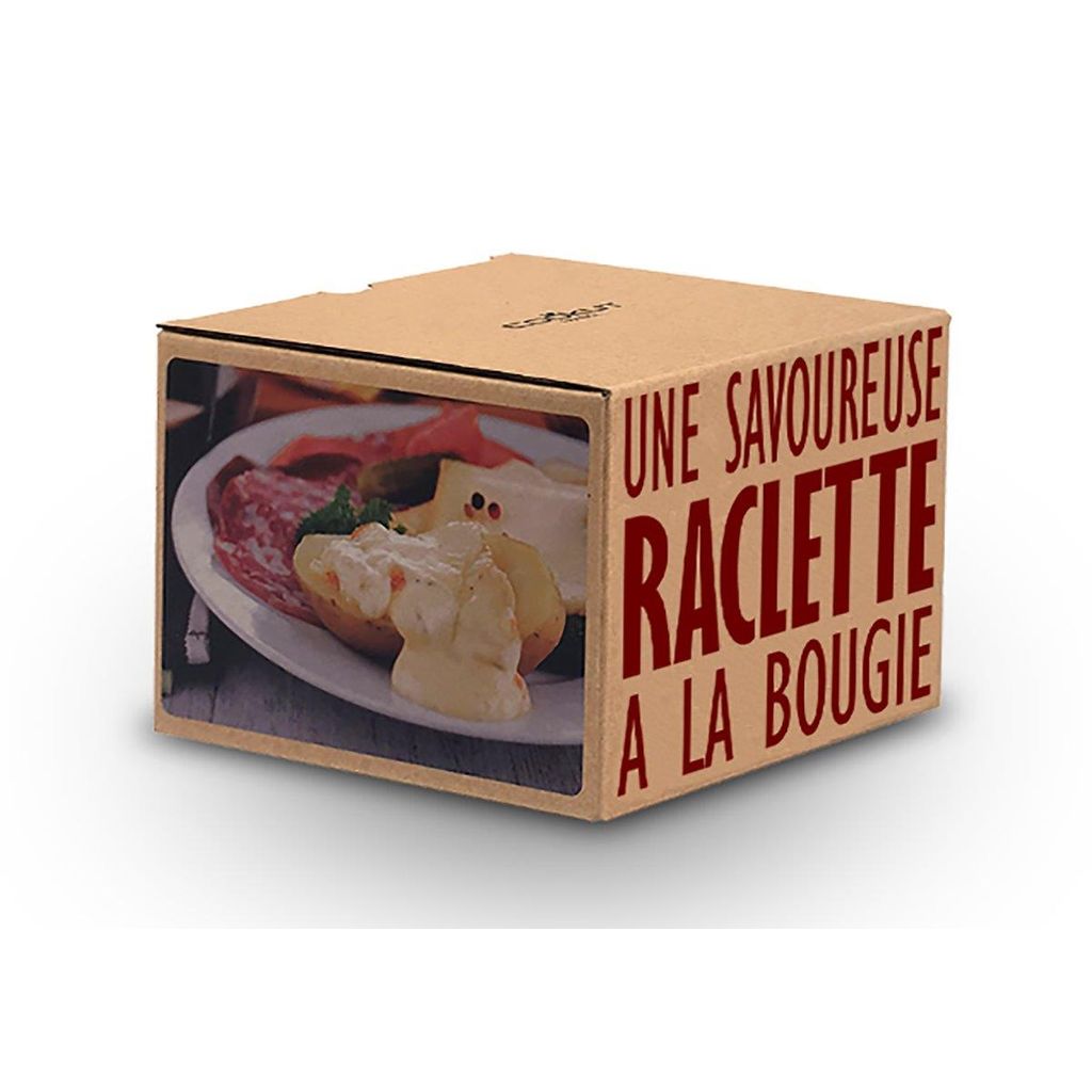 Raclette à la Bougie LUMI 2 Sets Individuels rouge