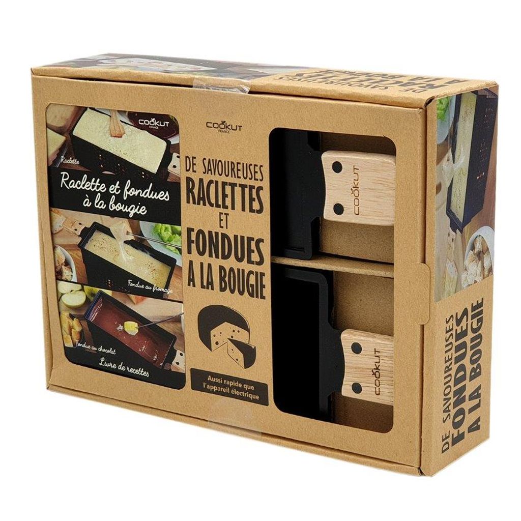 COFFRET RACLETTE À LA BOUGIE ET FONDUE - Visuel 4