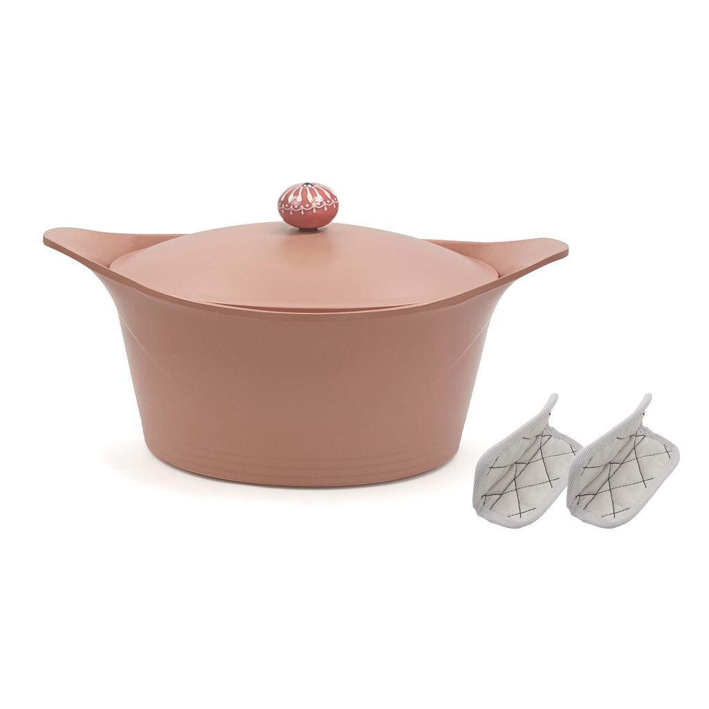 Cocotte 28 cm rose - Visuel 3