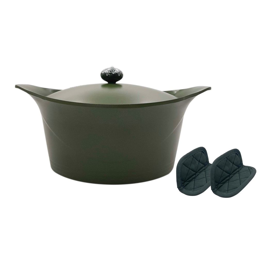 Cocotte 28 cm vert - Visuel 1