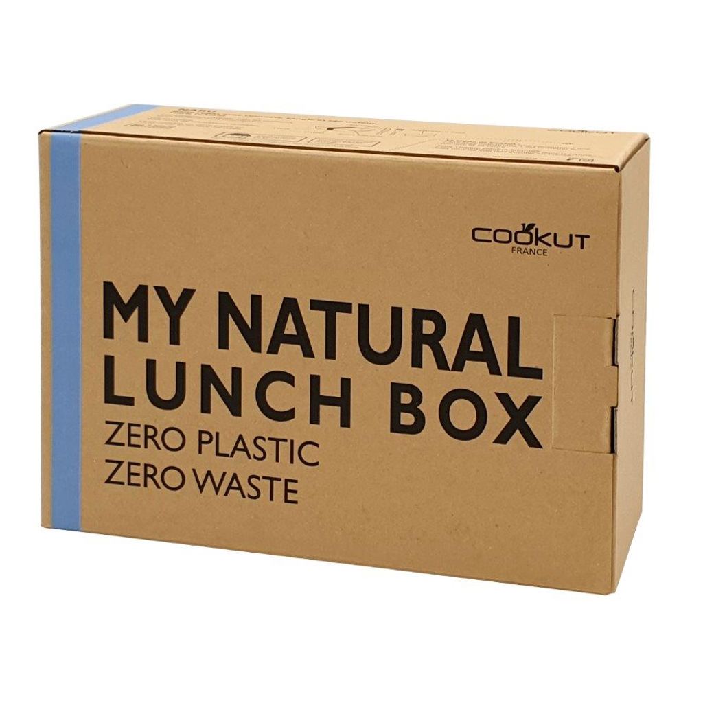 Lunchbox "ma boite naturelle" bleu clair - Visuel 0