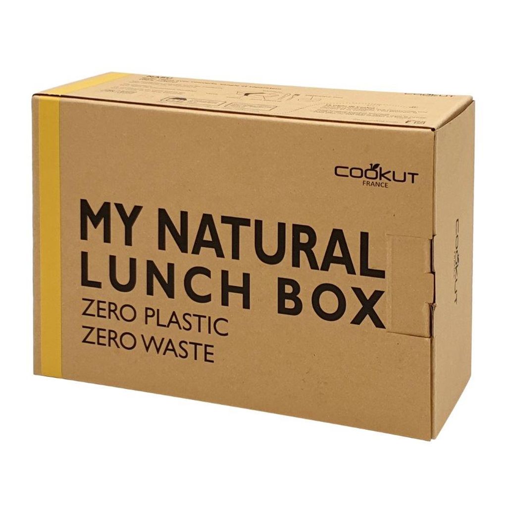 Lunchbox "ma boite naturelle" jaune