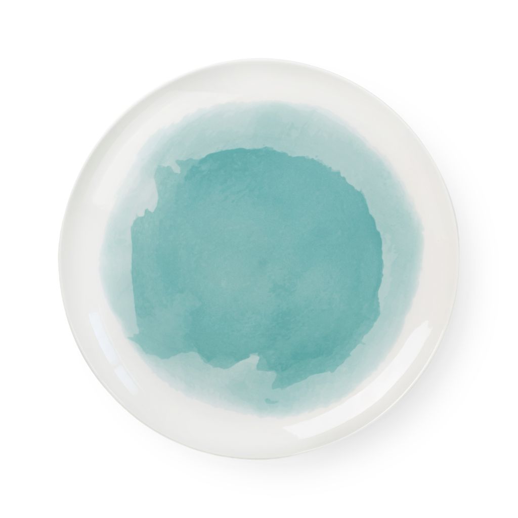 Assiette plate FLASH turquoise 27 cm - Visuel 0
