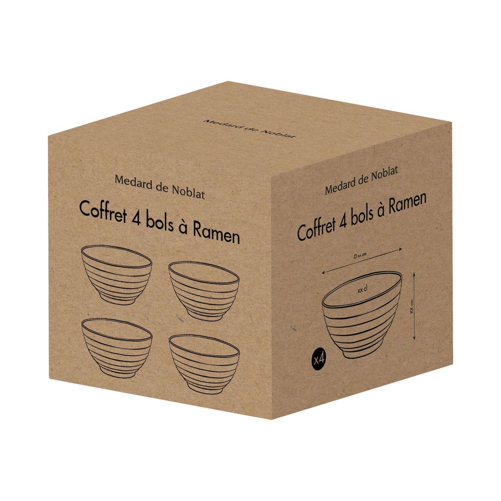 Bol Ramen Fuji beige 18 cm - Visuel 1