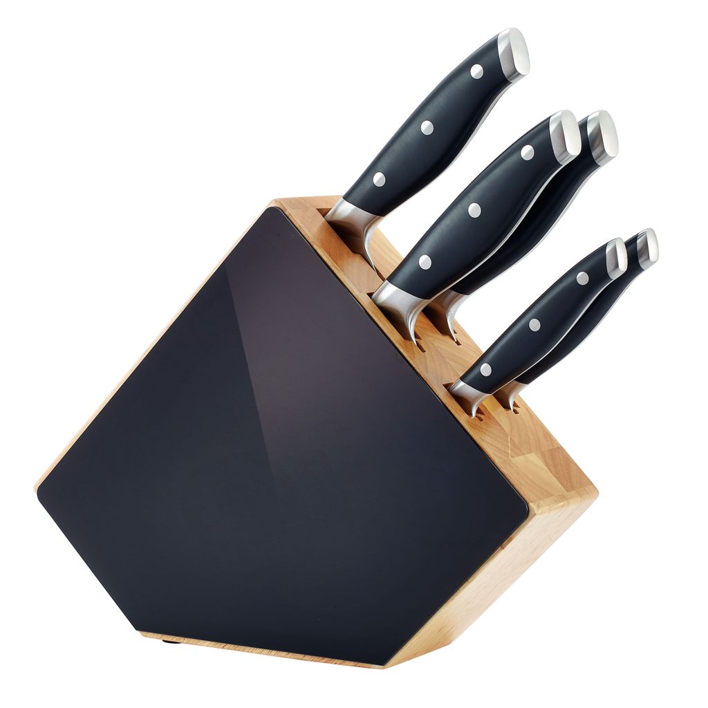 Bloc 5 couteaux de cuisine GRAND CHEF - Visuel 0