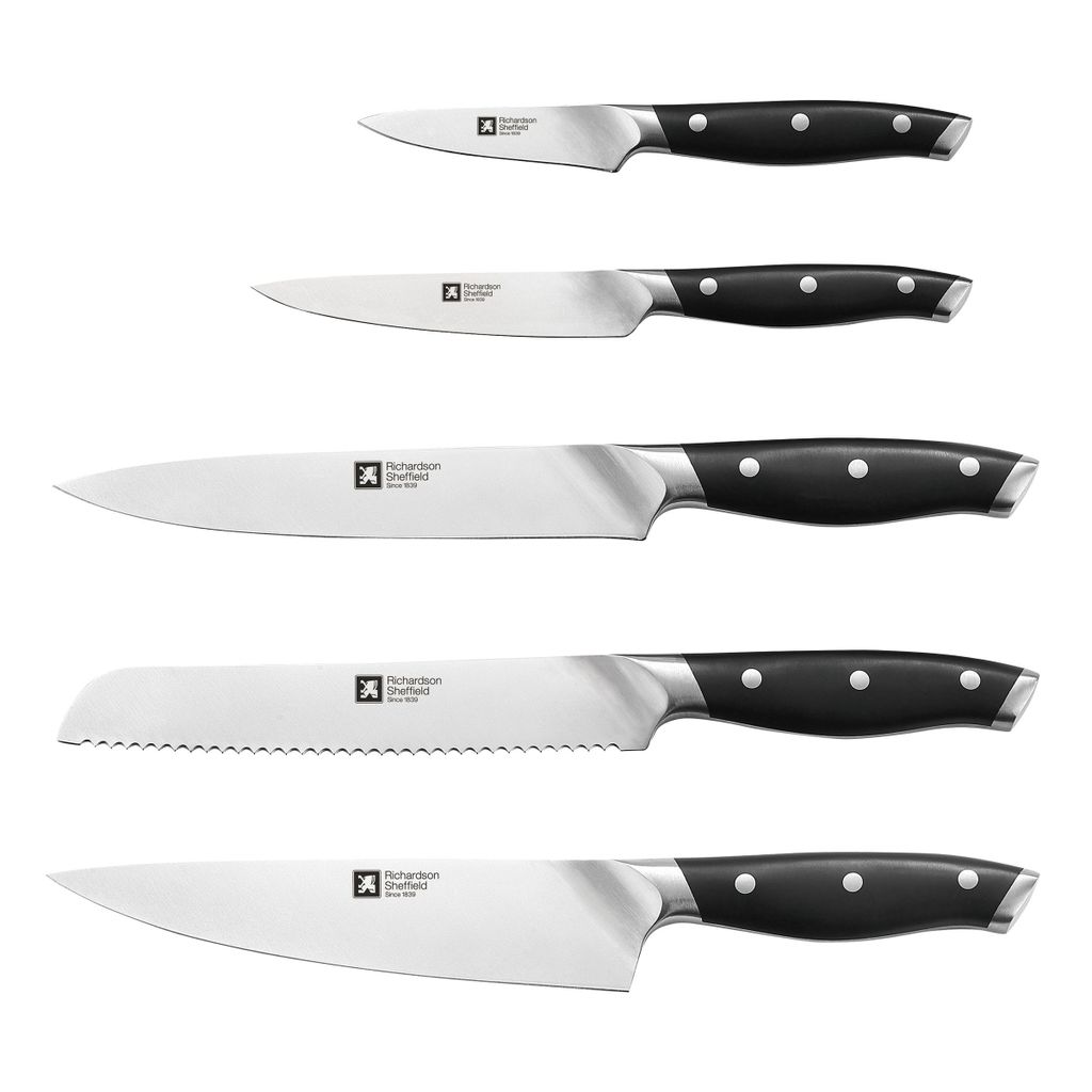 Bloc 5 couteaux de cuisine GRAND CHEF - Visuel 1