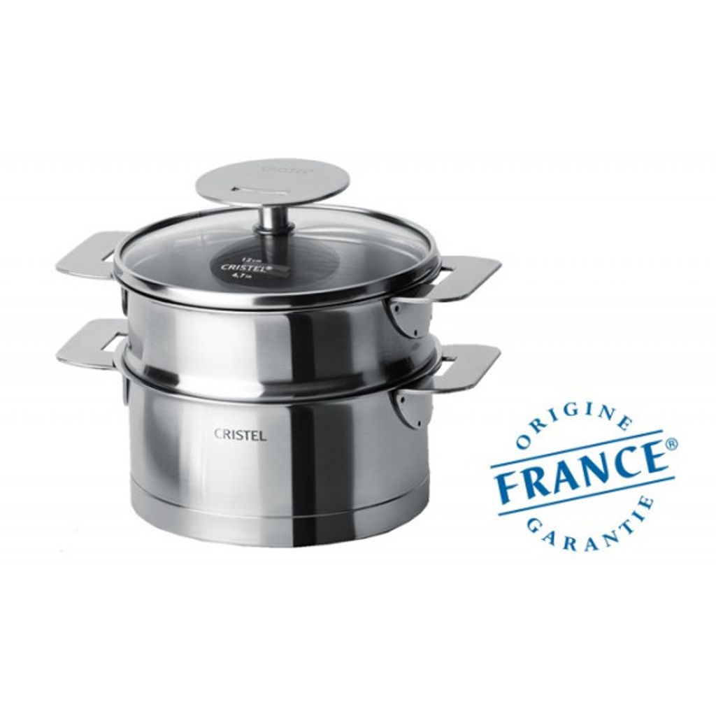 Ensemble bain-marie inox Strate amovible 12cm - Visuel 1