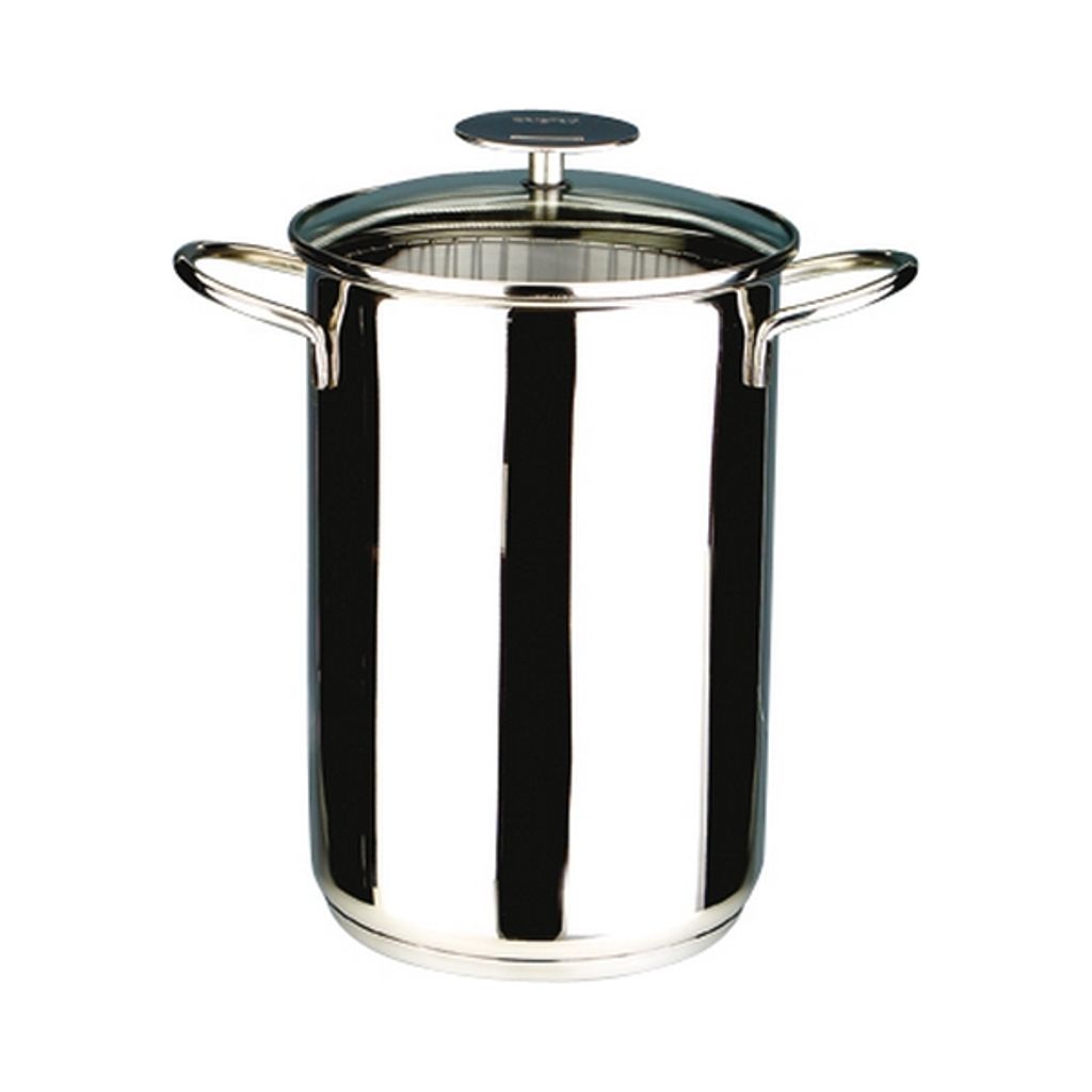Cuit asperges Diam.16 cm + panier + couvercle - Visuel 0
