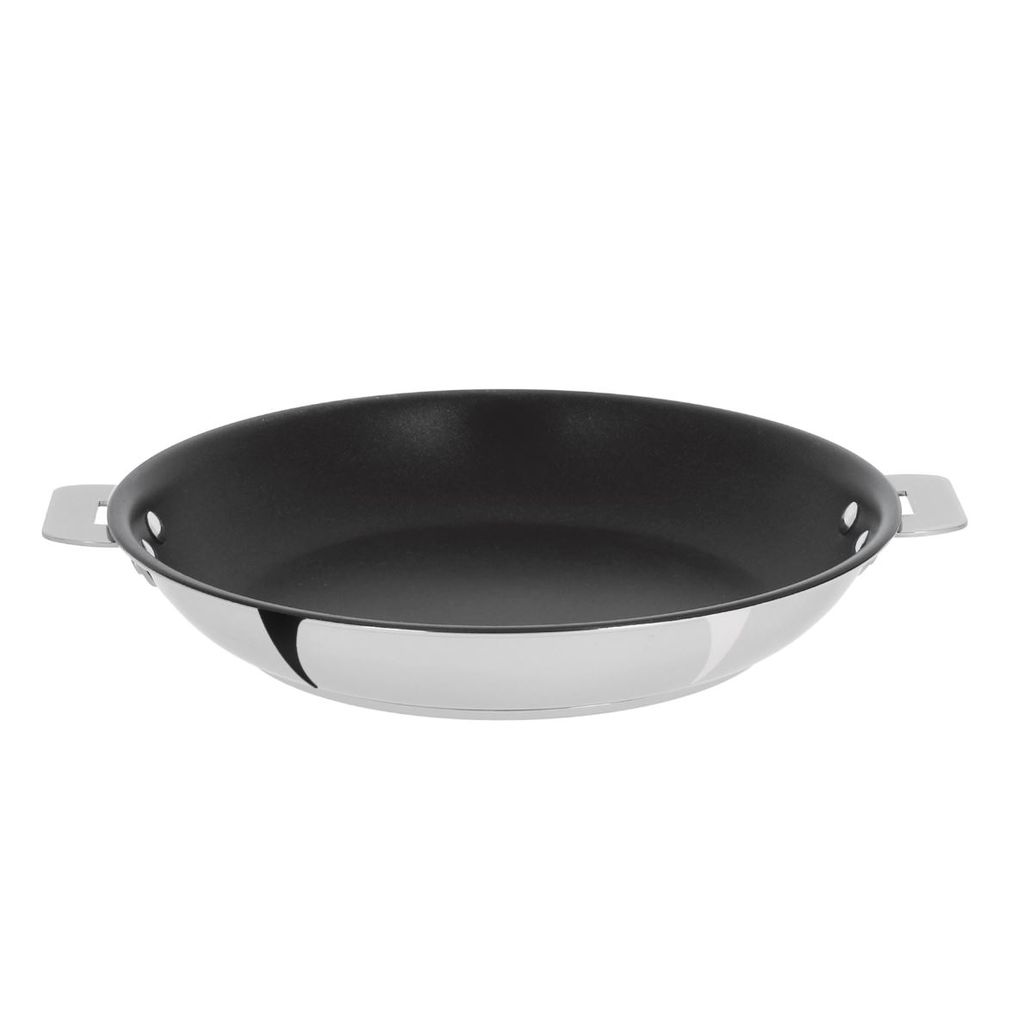 Poêle inox anti-adhérent Exceliss Casteline amovible 22cm - Visuel 2