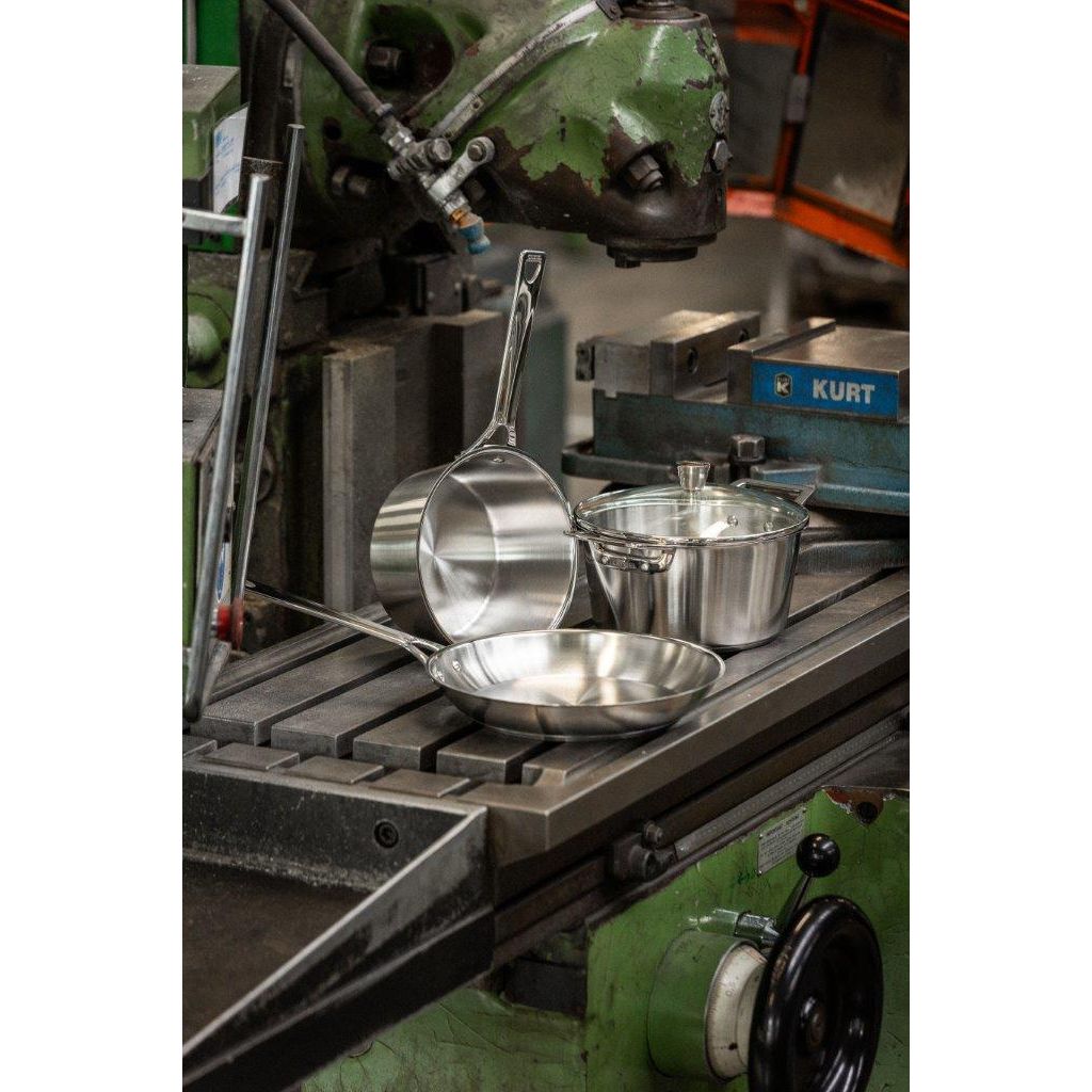 Poêle en inox brossé 26 cm 1826 - Visuel 2