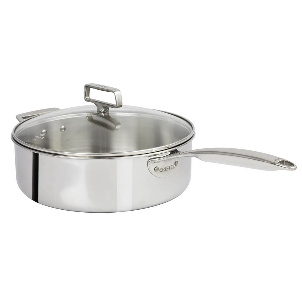 Sauteuse Castel'Pro Inox 24 cm - Visuel 0
