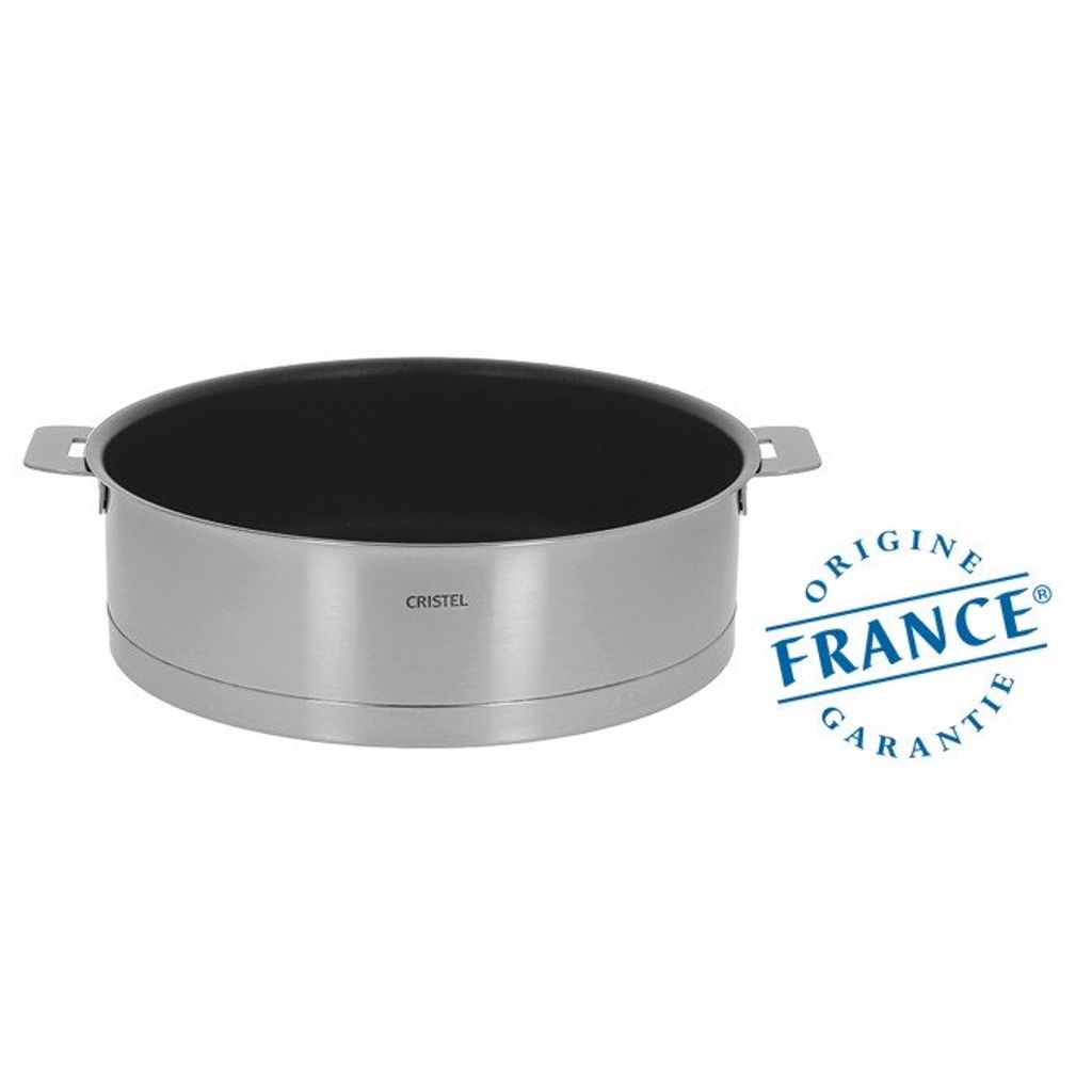 Sauteuse inox anti-adhérent Exceliss Strate amovible 26cm - Visuel 0