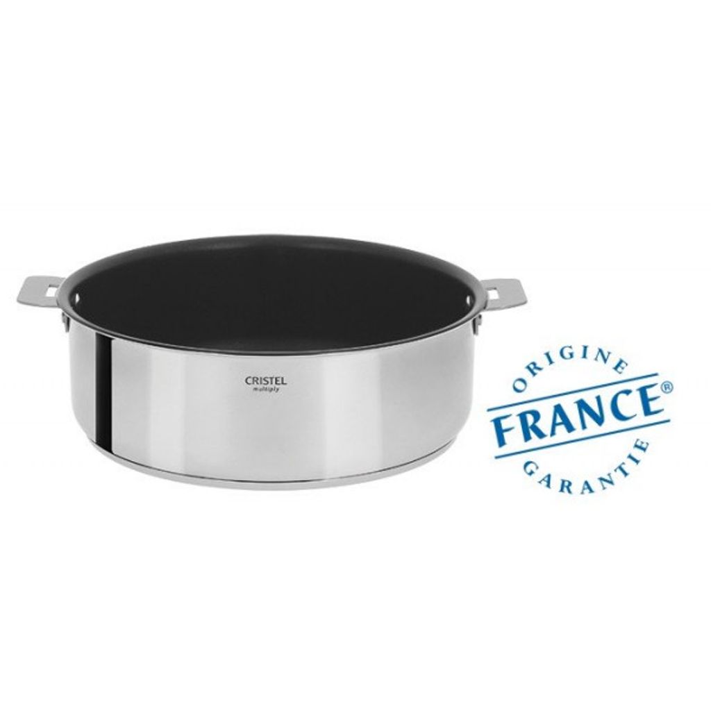 Sauteuse inox anti-adhérent Exceliss Casteline amovible 26cm - Visuel 1