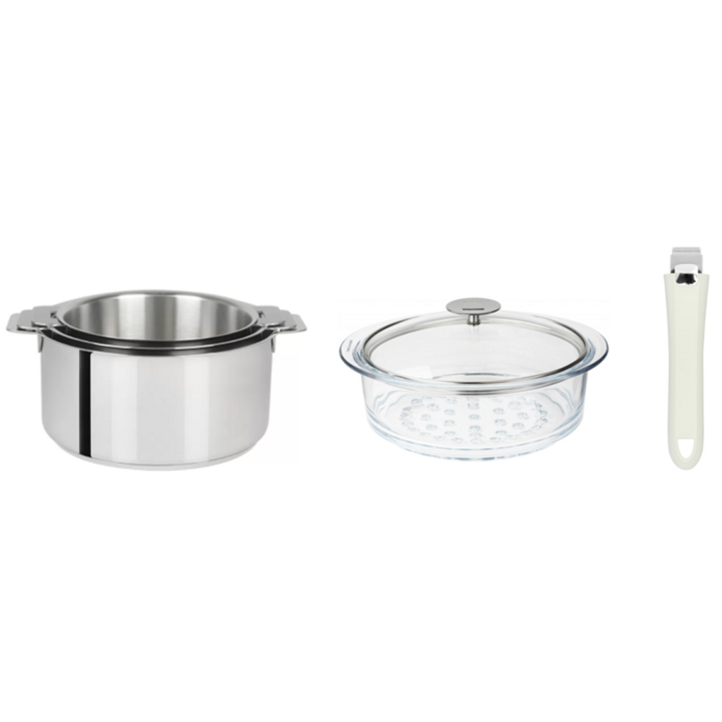 Set De Casseroles Vapeur De Table 1/6 - Occasion, état Fonctionnel (idéal Restauration)