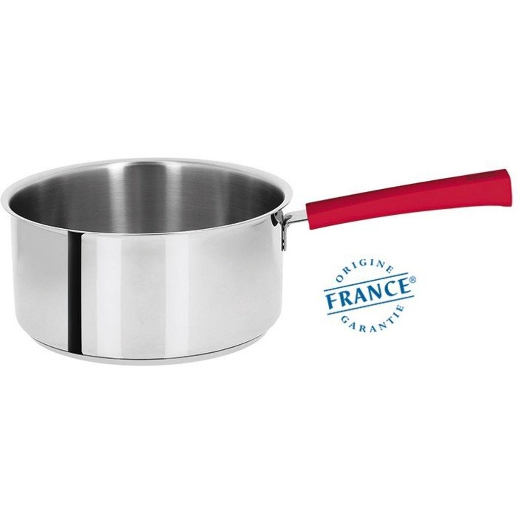 Casserole inox - Mutine Fixe Framboise - Visuel 0