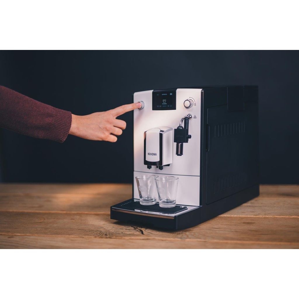 Machine à café à grain Romantica NICR560 blanche - Visuel 2