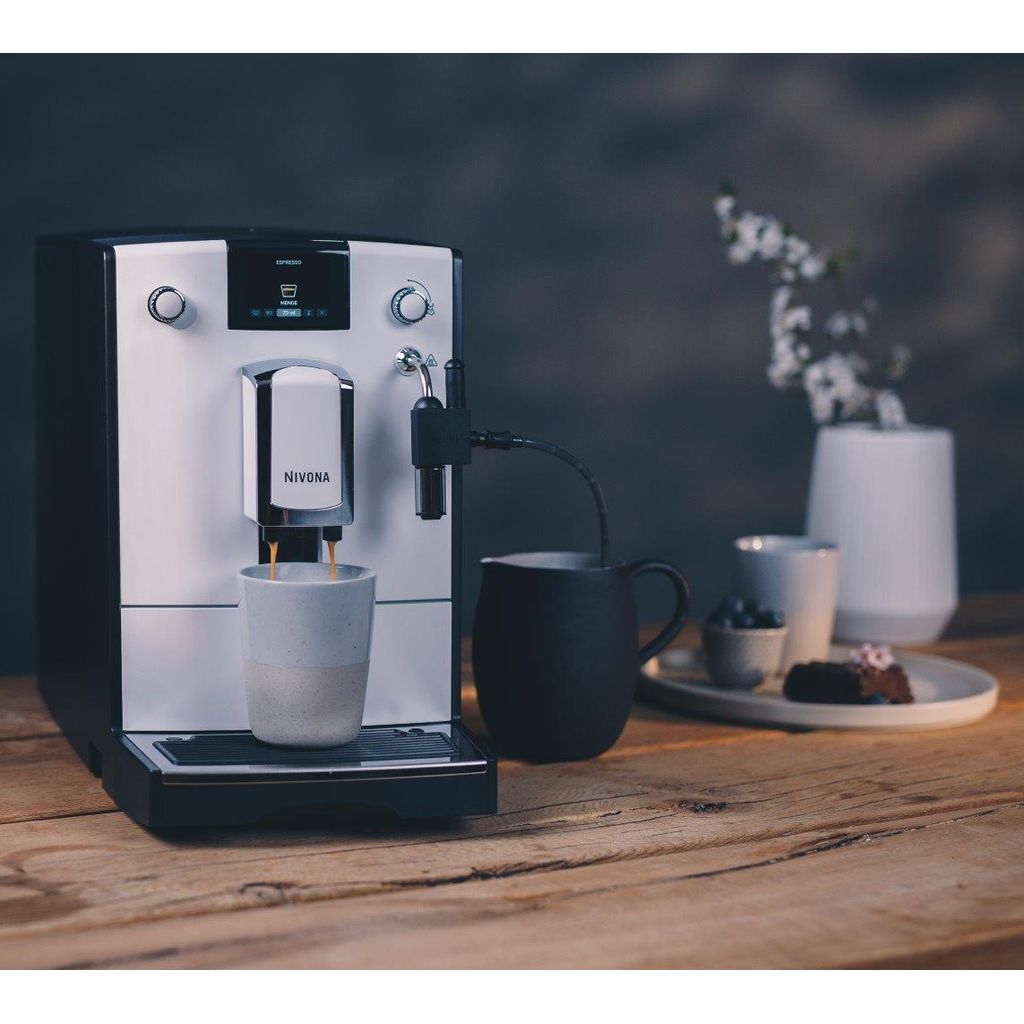 Machine à café à grain Romantica NICR560 blanche - Visuel 4