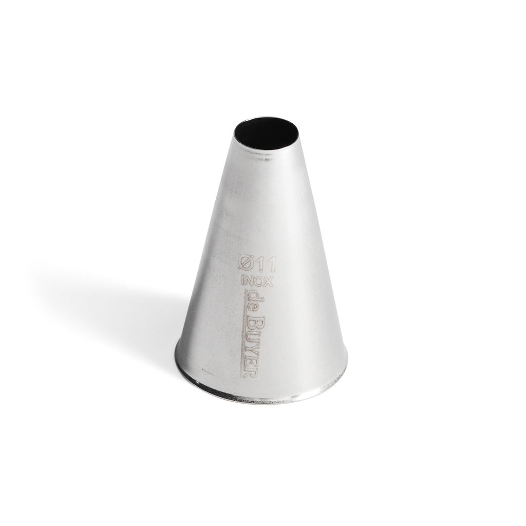 Douille inox unie 11 mm - Visuel 0