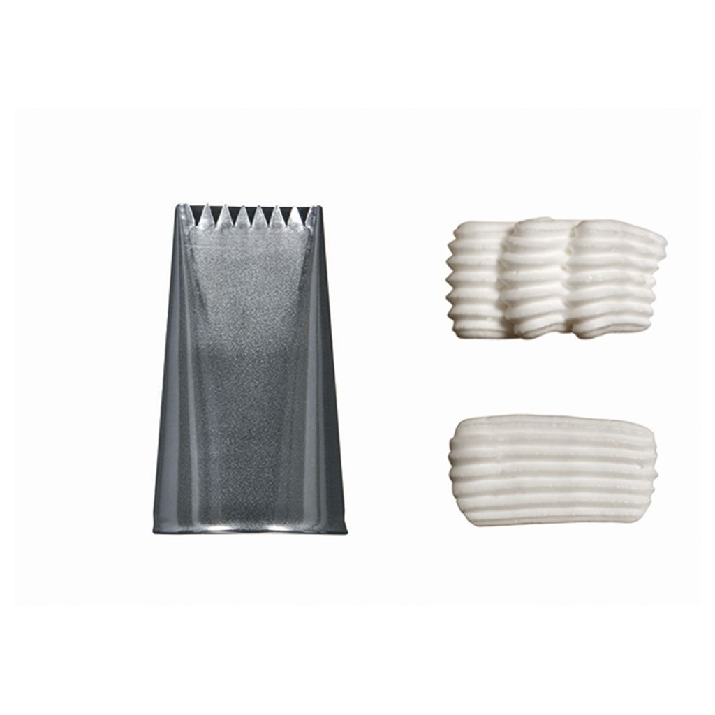 Douille à bûche plate inox 6 dents - Visuel 0