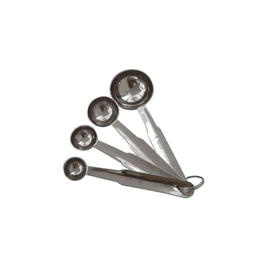 Lot de 4 cuillères mesures inox - Visuel 0