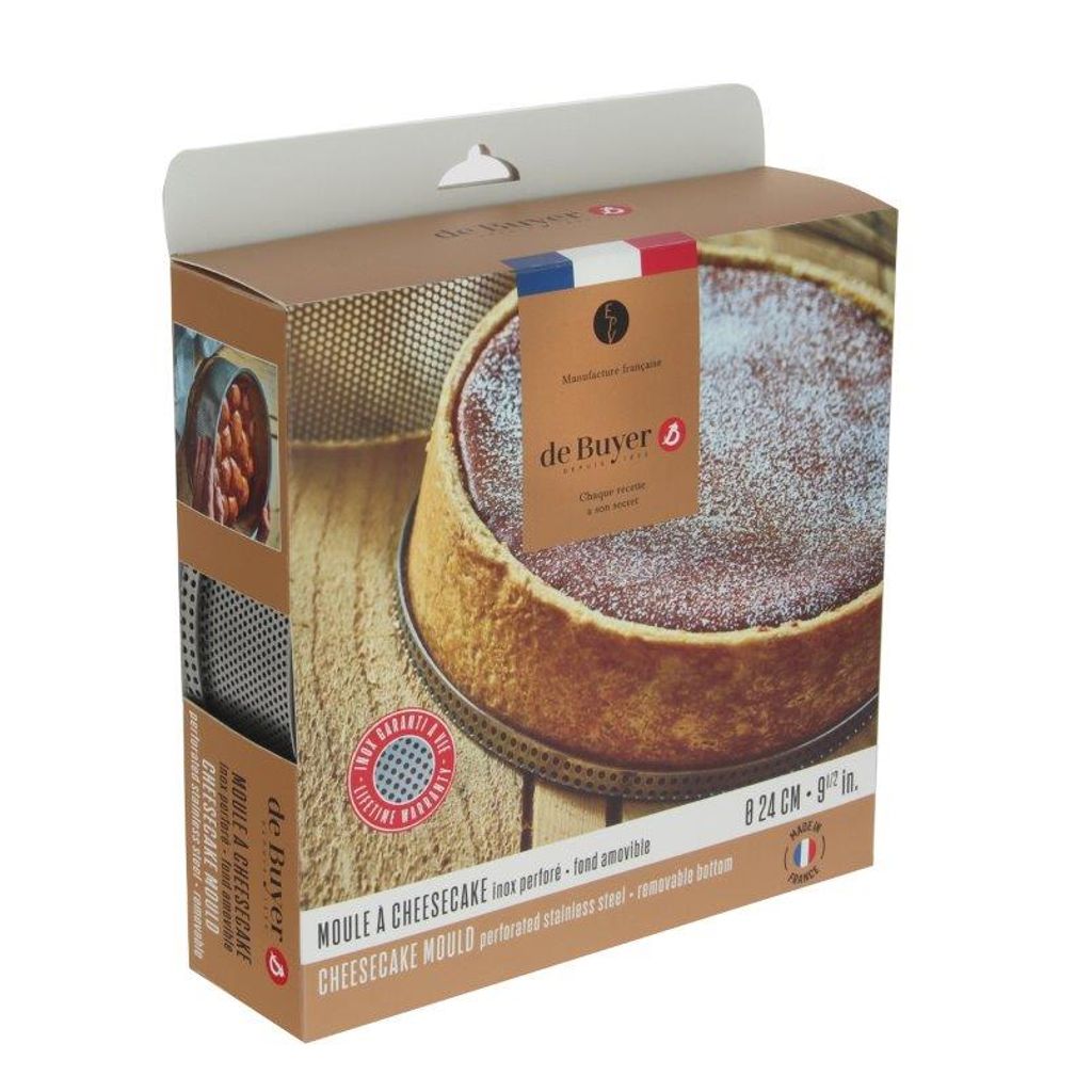 Moule à manqué rond perforé 24 cm - Visuel 1