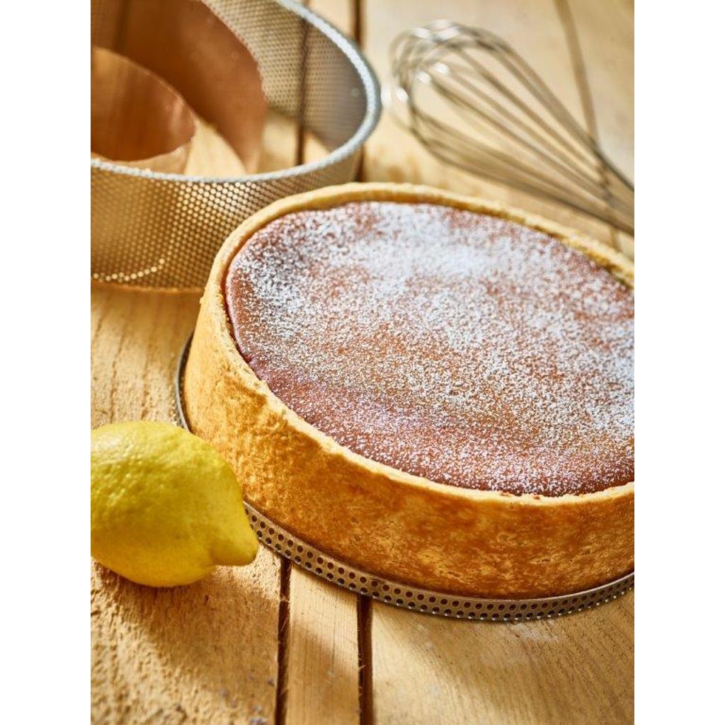 Moule à manqué rond perforé 24 cm - Visuel 2