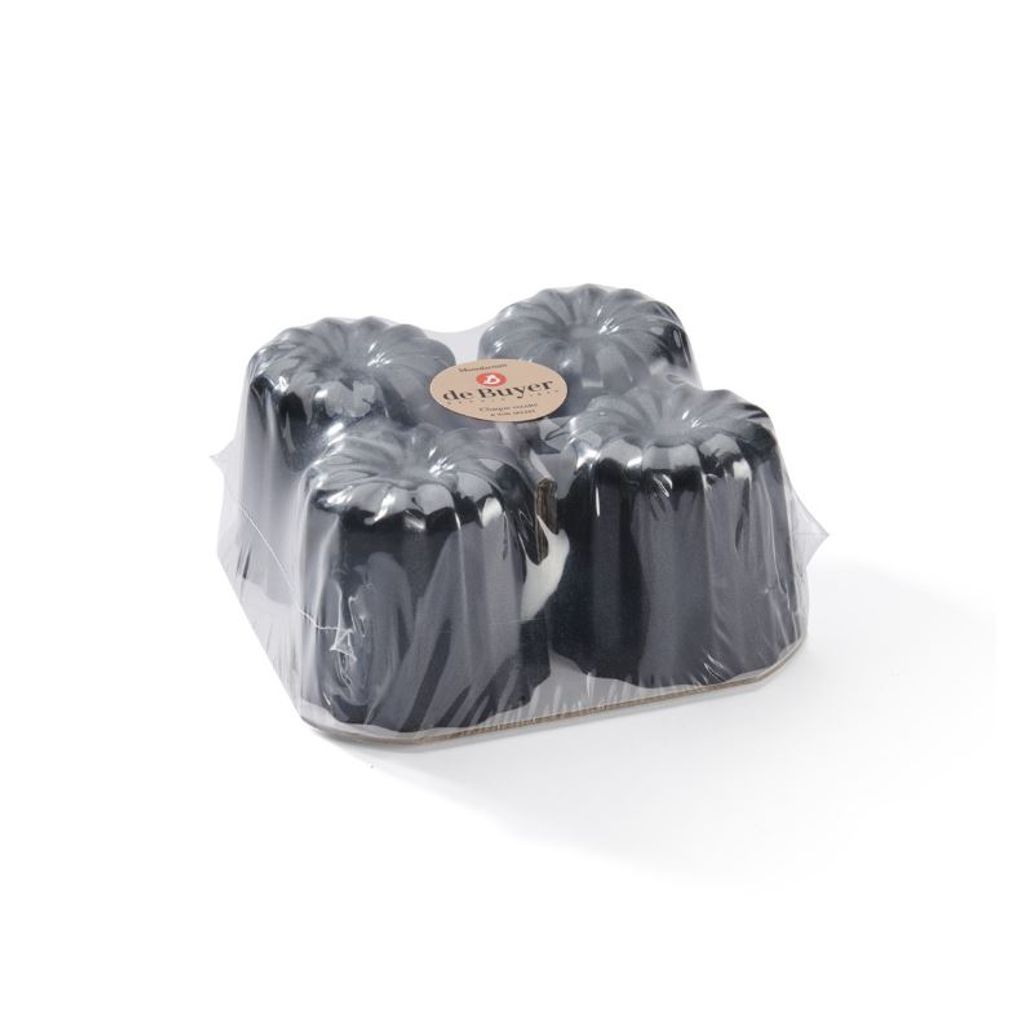 Lot de 4 moules à cannelés bordelais - Visuel 0