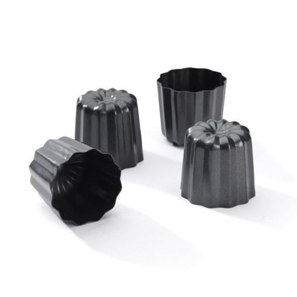 Lot de 4 moules à cannelés bordelais - Visuel 1