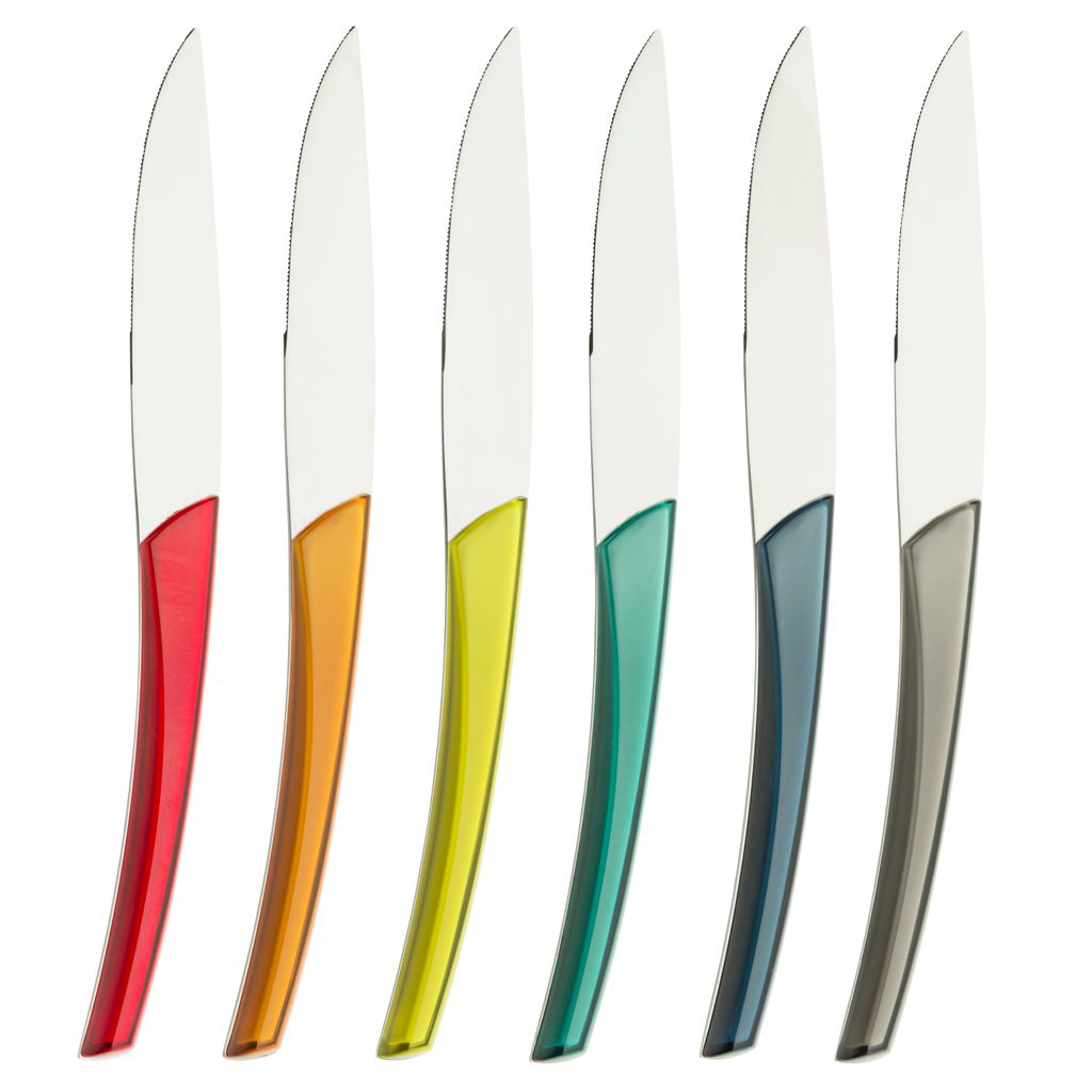 Lot De 24 Couteaux à Poisson Guy Degrenne – Acier Inoxydable 20cm, Finition Brillante (occasion)